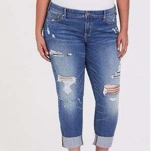 💥NWT💥CROP BOYFRIEND JEANS VINTAGE STRETCH